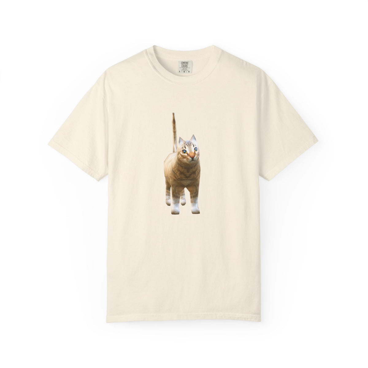 Low Poly Cat T-Shirt (Without Bow)