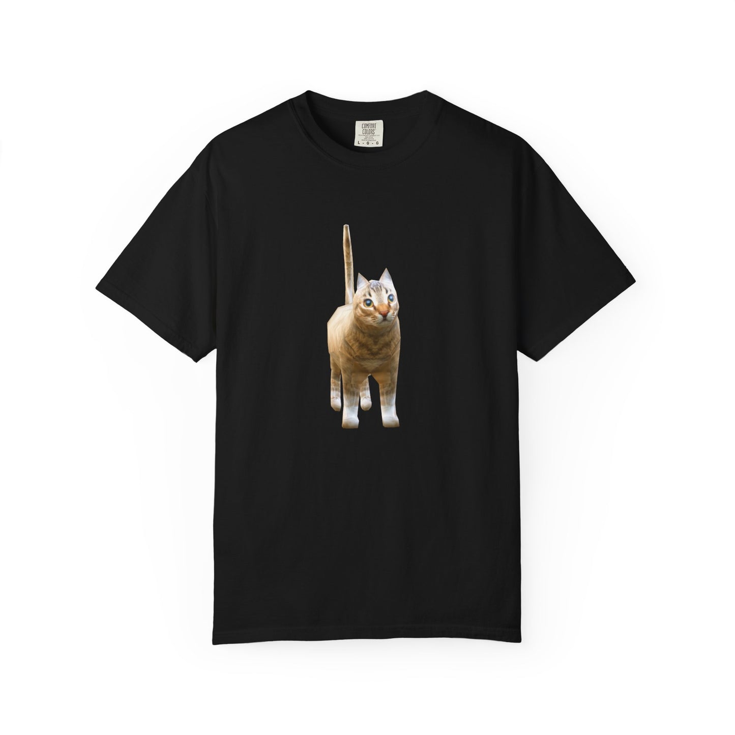Low Poly Cat T-Shirt (Without Bow)