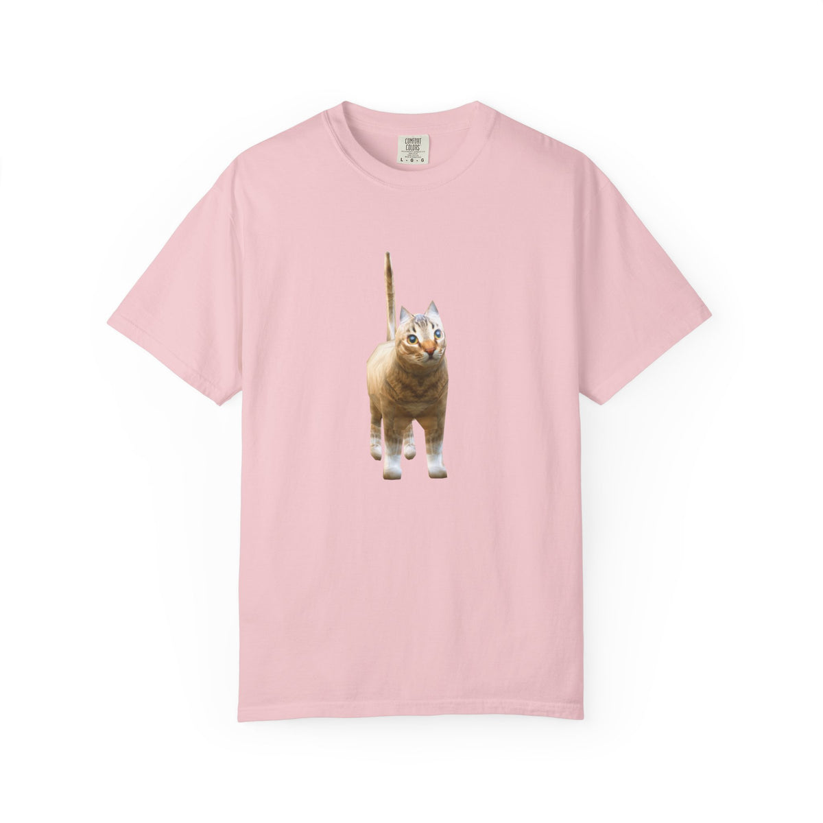 Low Poly Cat T-Shirt (Without Bow)